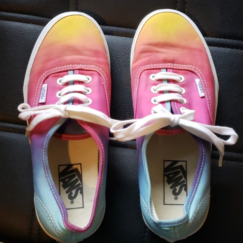 Vans rainbow sneakers